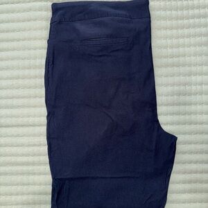 Hilary Radley Women’s Pull-on Dark Blue Dress Pants size XL